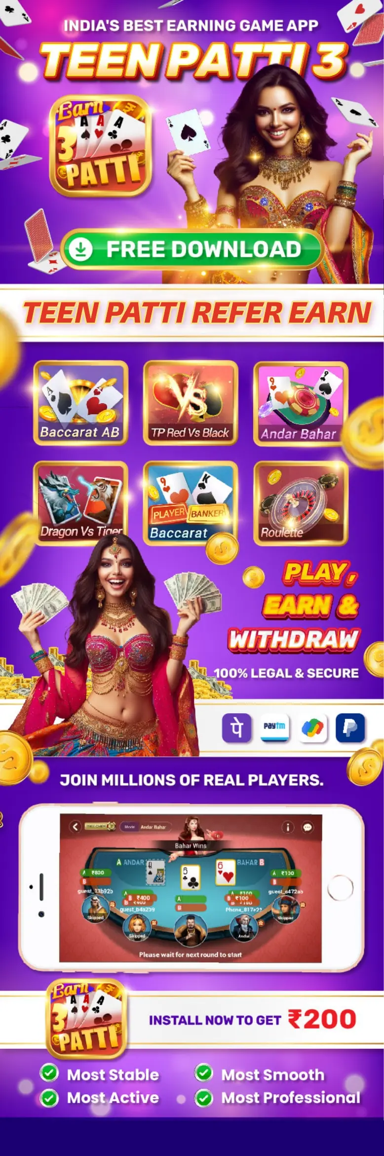 Teen Patti Refer Earn